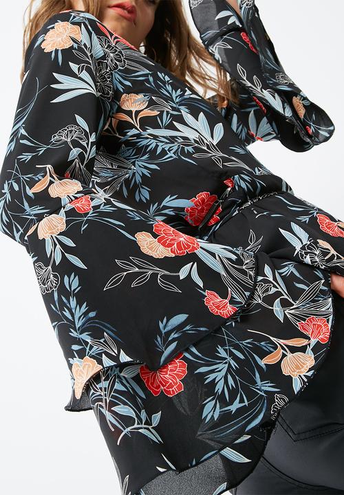 dailyfriday - Wrap bell sleeve blouse