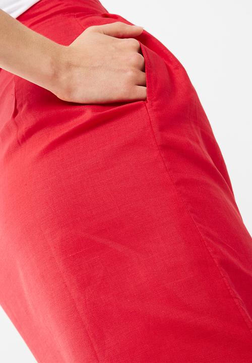 dailyfriday - Button through midi skirt