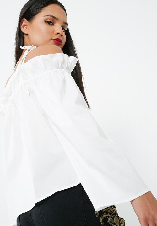 Missguided - Paperbag bardot blouse