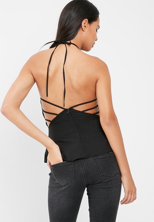 Missguided - Peplum strap detail cami top