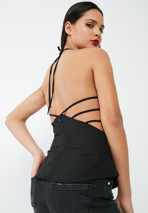 Missguided - Peplum strap detail cami top