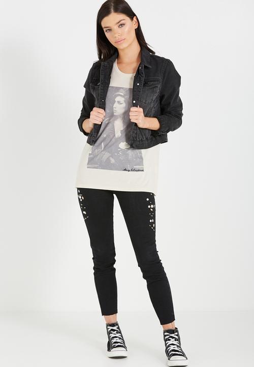 Cotton On - Tbar fox roll sleeve tee