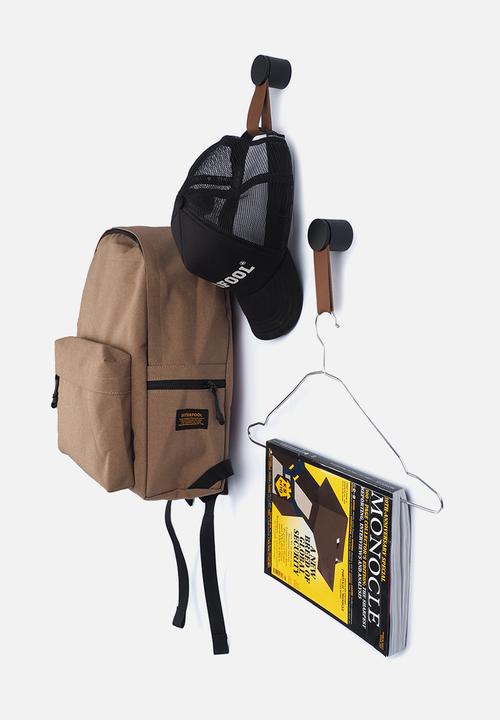 Smart Shelf - Leather wall hooks