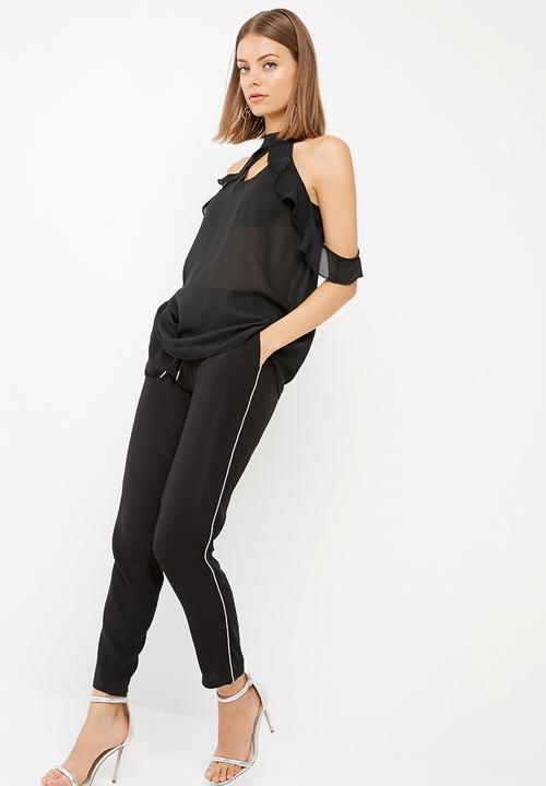 dailyfriday - Keyhole ruffle blouse