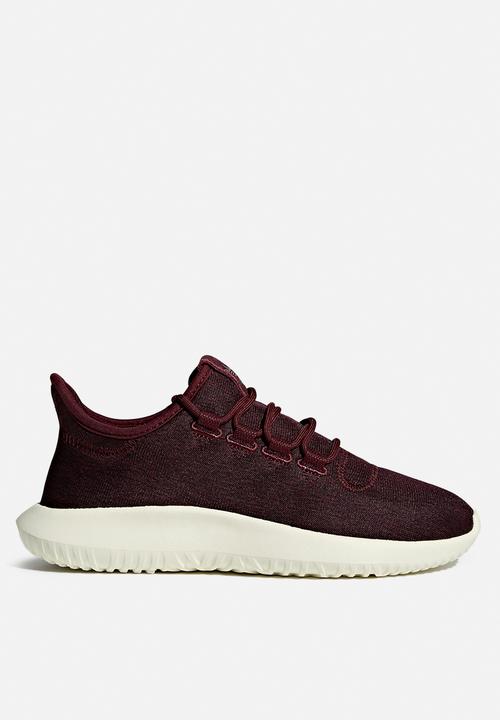 maroon adidas tubular shadow