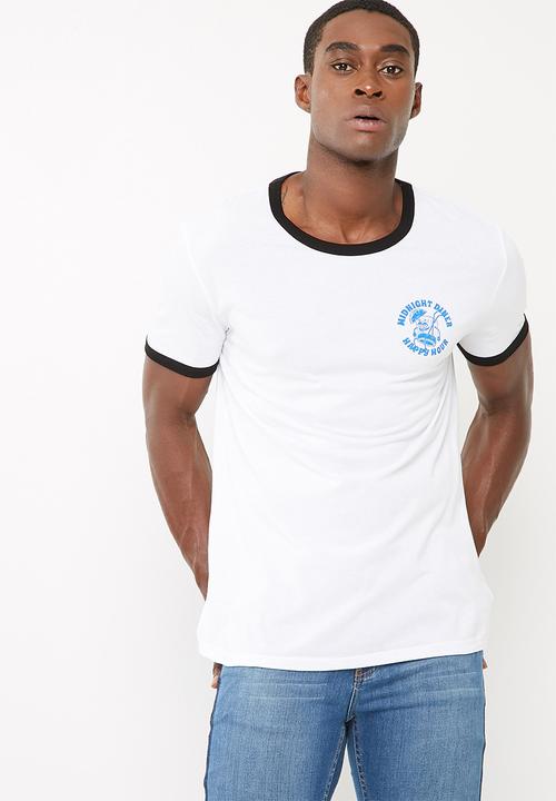 basicthread - Printed ringer tee