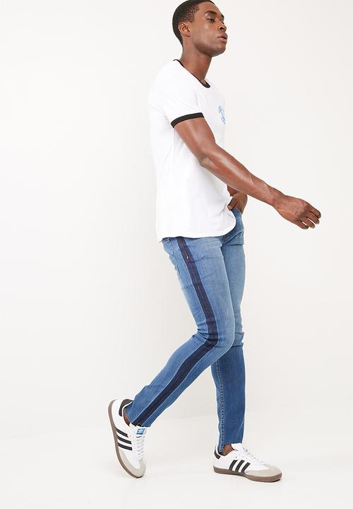 basicthread - Printed ringer tee