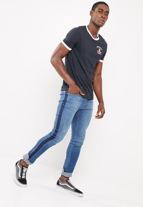 basicthread - Printed ringer tee