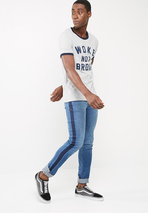 basicthread - Printed ringer tee