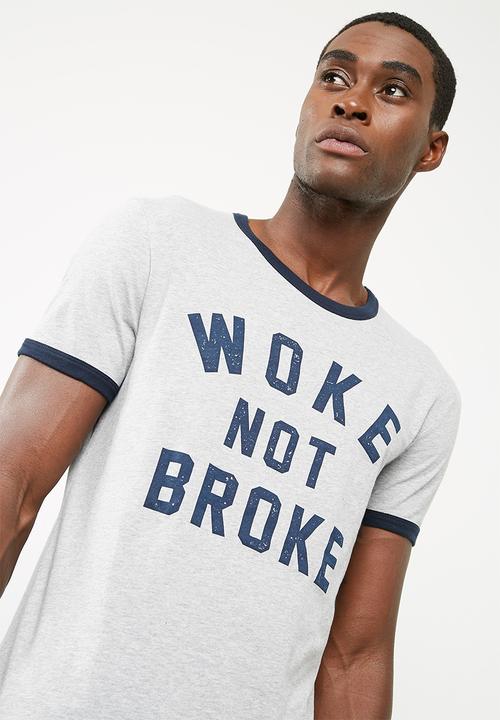 basicthread - Printed ringer tee