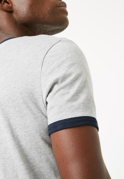 basicthread - Printed ringer tee