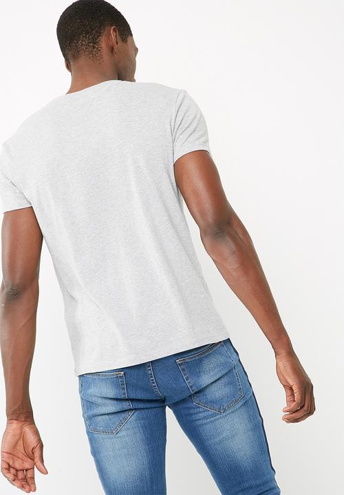 basicthread - Uptown athletic print crew neck tee