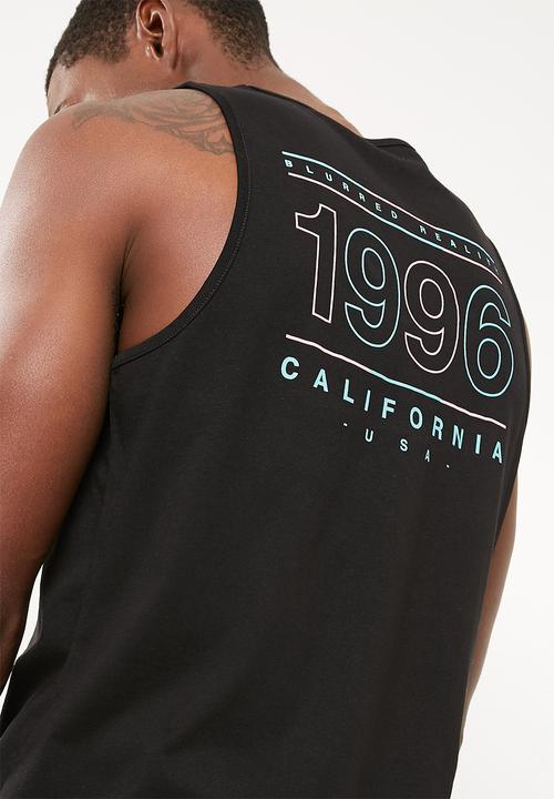 basicthread - Printed tail hem vest