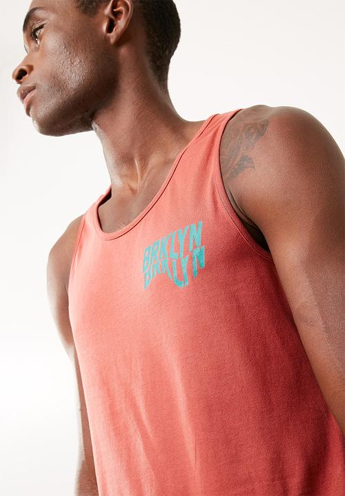 basicthread - Printed tail hem vest