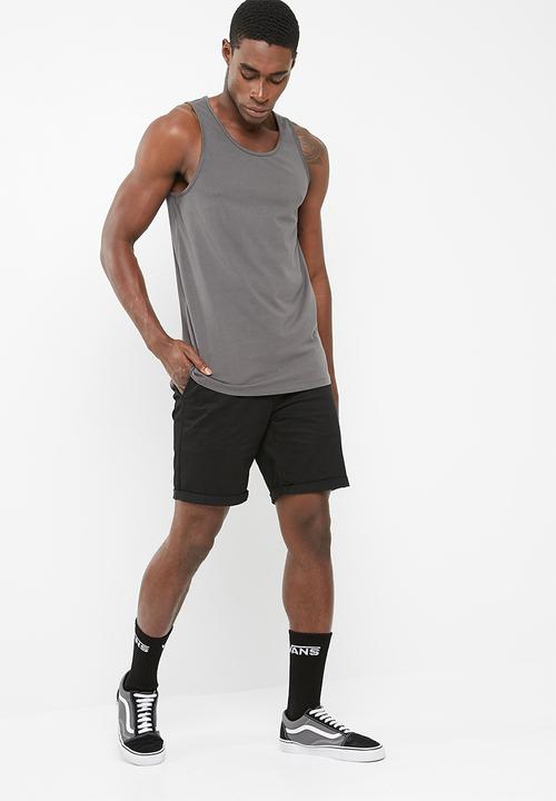 basicthread - Printed tail hem vest