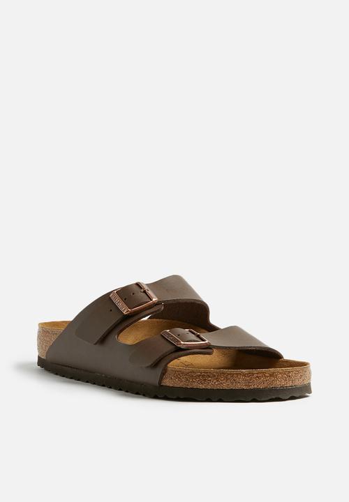 Birkenstock - Arizona birko-flor regular - dark brown