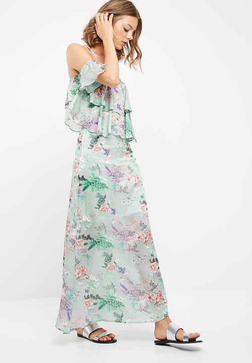 dailyfriday - Floral print flounce top