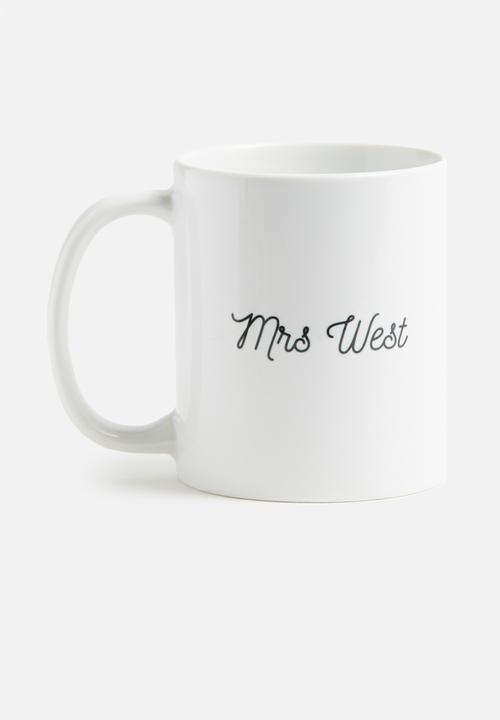 Sixth Floor - Mr & Mrs West mug set