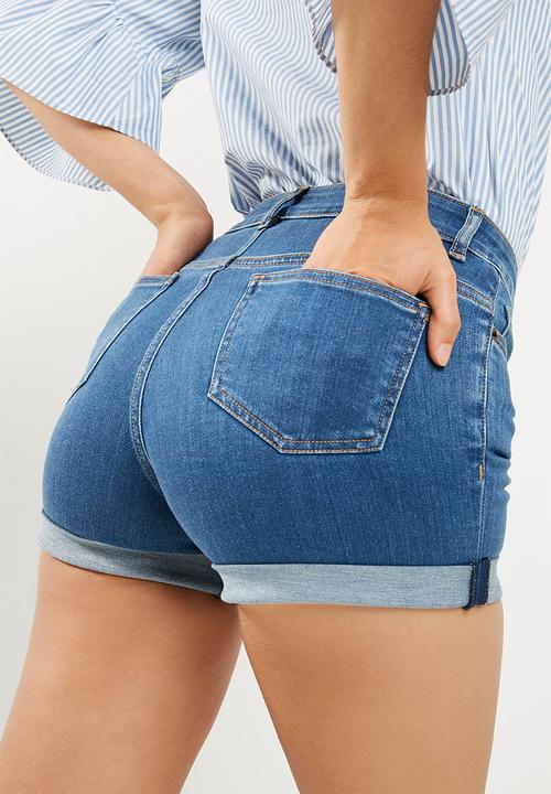 dailyfriday - Button through denim short