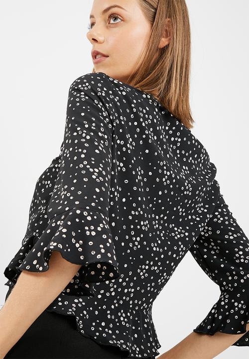 dailyfriday - Ruched front blouse