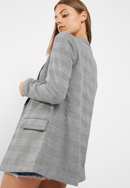 New Look - Check girlfriend blazer