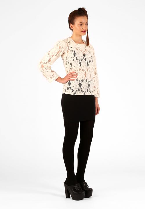 Lyla & Kath Fashion - Lace Blouse – Cream
