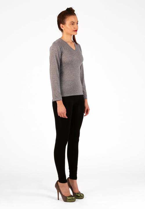 Lyla & Kath Fashion - Top – Grey & Cream