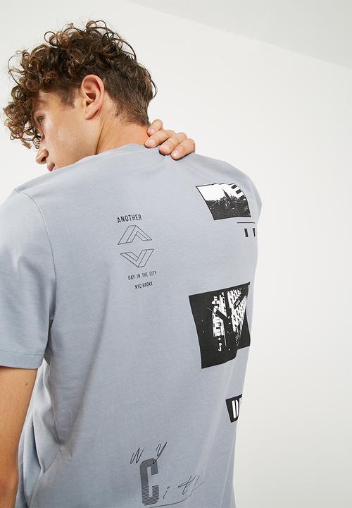 New Look - Badge print tee