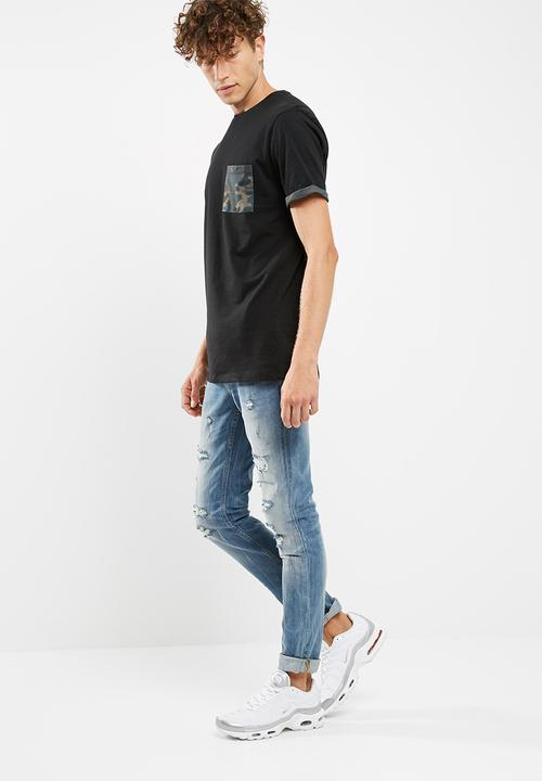 New Look - Camo pocket tee