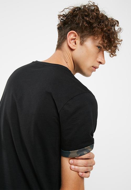 New Look - Camo pocket tee