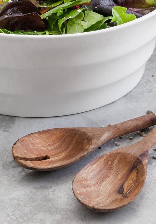 Humble & Mash - Walnut salad servers