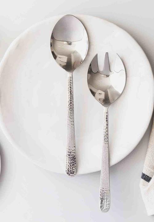 Humble & Mash - Hammered finish salad servers