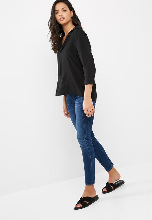 dailyfriday - Soft 3/4 sleeve shirt