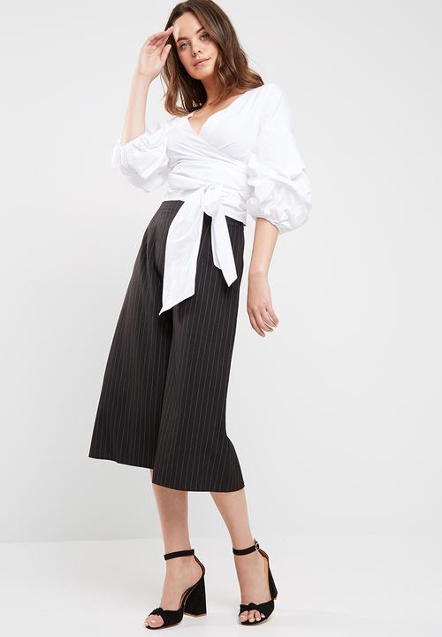 dailyfriday - Poplin wrap blouse