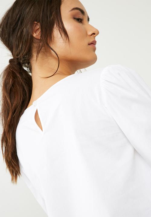 dailyfriday - Tie sleeve blouse