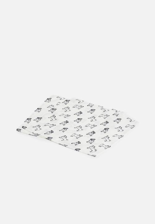 Sixth Floor - Pug love napkin set of 2