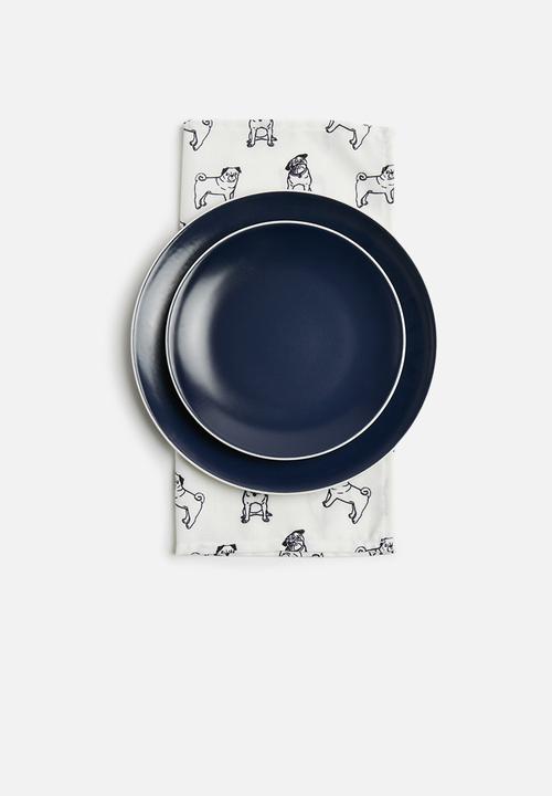 Sixth Floor - Pug love napkin set of 2