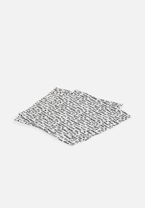 Sixth Floor - Sweet hugs napkin set of 2