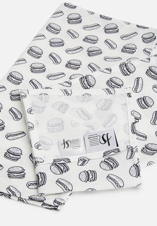 Sixth Floor - Hot dog napkin set of 2