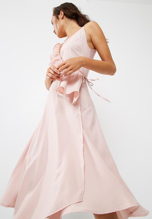 dailyfriday - Hanky hem midi wrap dress
