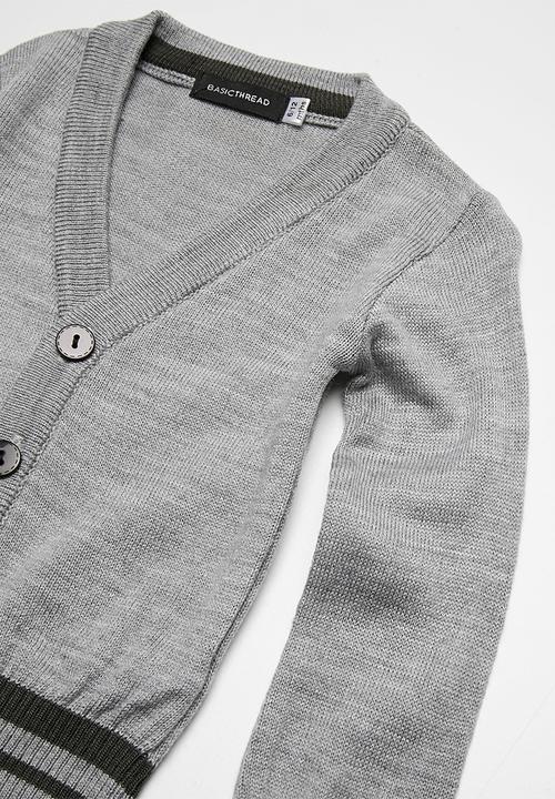 basicthread - Tipped classic cardigan