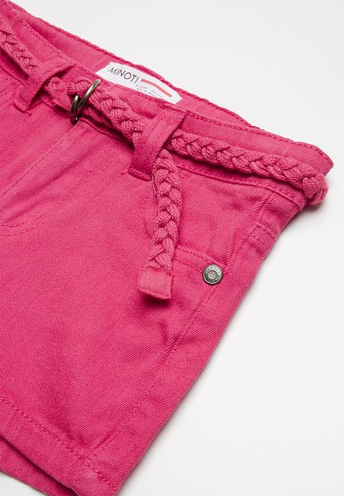 MINOTI - Twill shorts - pink 