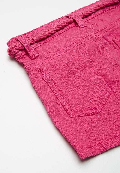 MINOTI - Twill shorts - pink 