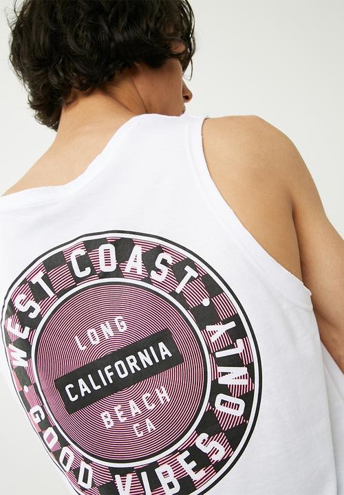 basicthread - Cut sleeve graphic tank