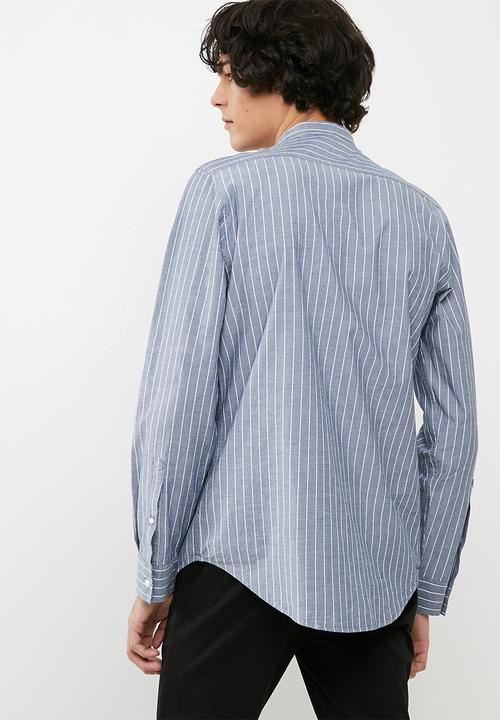 basicthread - Regular fit mandarin shirt