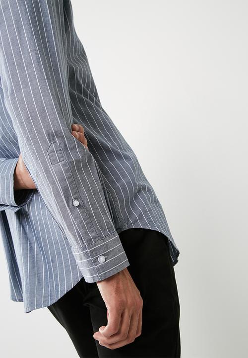 basicthread - Regular fit mandarin shirt