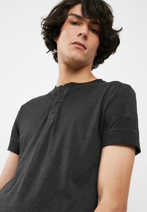 S.P.C.C - Dirty dyed henley tee