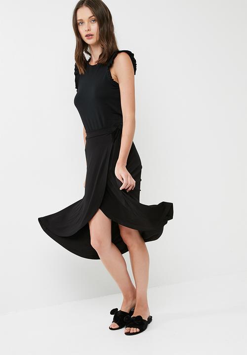dailyfriday - Wrap front high low skirt