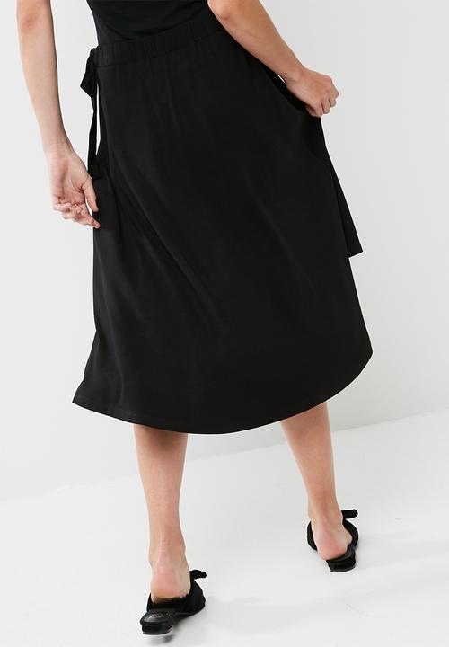 dailyfriday - Wrap front high low skirt