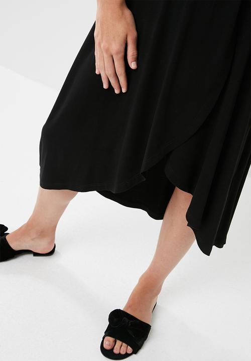 dailyfriday - Wrap front high low skirt